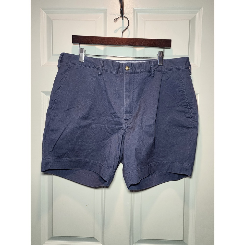 Polo Ralph Lauren Mens Classic Fit 6 Inch Stretch Chino Shorts Navy Blue 36